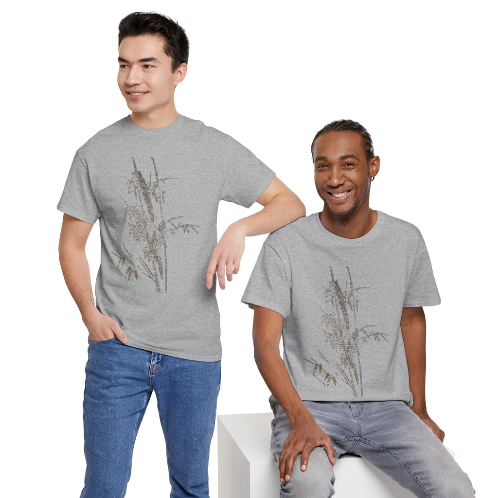 Botanical Meadow Tee — Minimal Wildflower Graphic T-Shirt