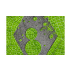 Bladstructuur nummer 8 poster, mat, horizontaal, groene botanische muurdecoratie 