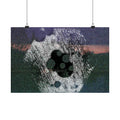 Abstract Grainy Landscape Poster — Matte Horizontal Art Print