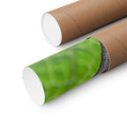 Bladstructuur nummer 8 poster, mat, horizontaal, groene botanische muurdecoratie 