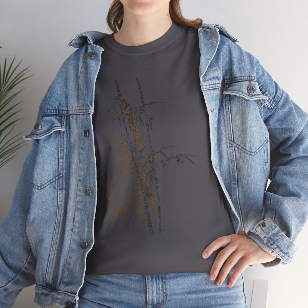 Botanical Meadow Tee — Minimal Wildflower Graphic T-Shirt