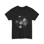 Hex Moon Graphic Tee Design Hex21 — Distressed Space Cheese Vintage Astronomy T-Shirt