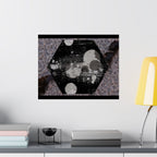 Abstract Geometric Poster — Matte Horizontal Art Print