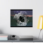 Abstract Grainy Landscape Poster — Matte Horizontal Art Print