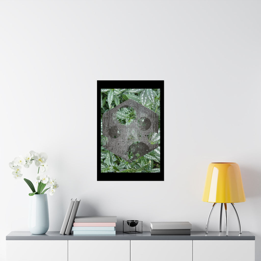 Botanical Moon Poster — Matte Vertical Art Print