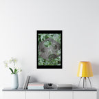 Botanical Moon Poster — Matte Vertical Art Print