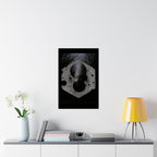 Abstract Hexagon Nightscape poster | Matte Vertical Poster