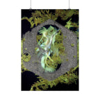 Abstract Hex Ring Poster | Vertical Art Print