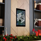 Abstract Moon Surface Matte Poster — Vintage Celestial Art Print