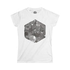 Moon Hex Tee — Vintage Lunar Graphic Women’s T-Shirt