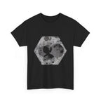 Hex Moon Graphic Tee Design Hex18 — Distressed Space Cheese Vintage Astronomy T-Shirt