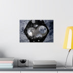 Abstract Celestial Hex Matte Poster — Moody Space Wall Art