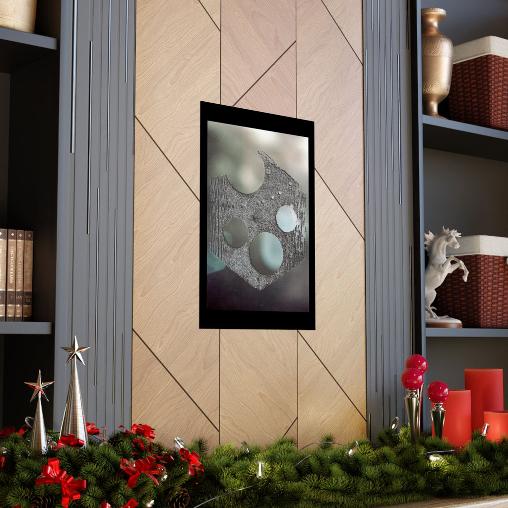 Abstract Geometric Shield Poster | Matte Vertical Poster