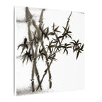 Bamboo Ink Painting Canvas
