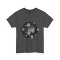 Hex Moon Graphic Tee — Distressed Space Cheese Vintage Astronomy T-Shirt