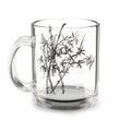 10oz Glass Mug with Bamboo Silhouette — Japanese Zen Tea Cup