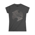 Women's T-Shirt — Vintage Grunge Cheese Slice Graphic Tee