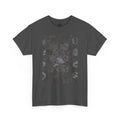Hex Moon Graphic Tee — Distressed Space Cheese Vintage Astronomy T-Shirt