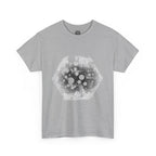 Hex Moon Graphic Tee Design Hex27 — Distressed Space Cheese Vintage Astronomy T-Shirt
