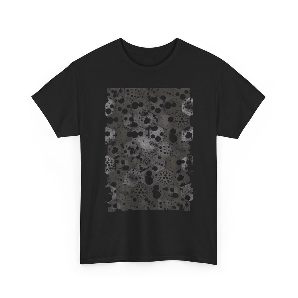 Hex Moon Graphic Tee — Distressed Space Cheese Vintage Astronomy T-Shirt