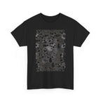 Hex Moon Graphic Tee — Distressed Space Cheese Vintage Astronomy T-Shirt