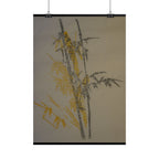 Bamboo Silhouette Poster — Minimalist Botanical Wall Art