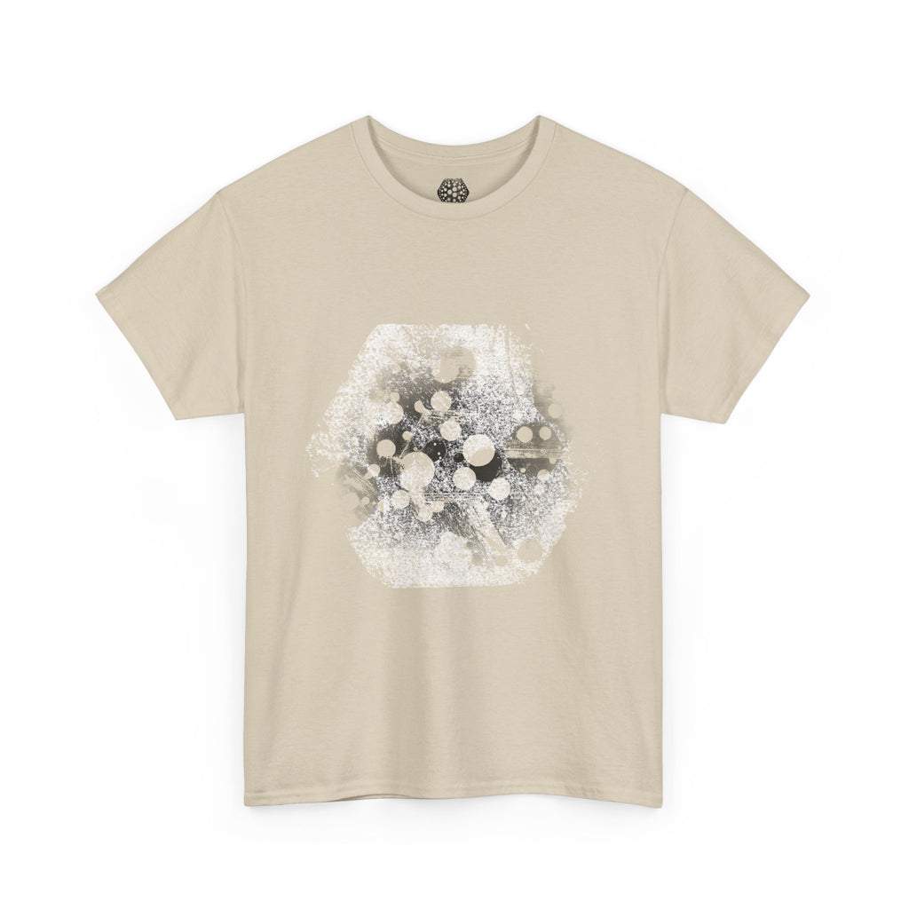 Hex Moon Graphic Tee Design Hex32 — Distressed Space Cheese Vintage Astronomy T-Shirt