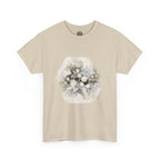 Hex Moon Graphic Tee Design Hex32 — Distressed Space Cheese Vintage Astronomy T-Shirt