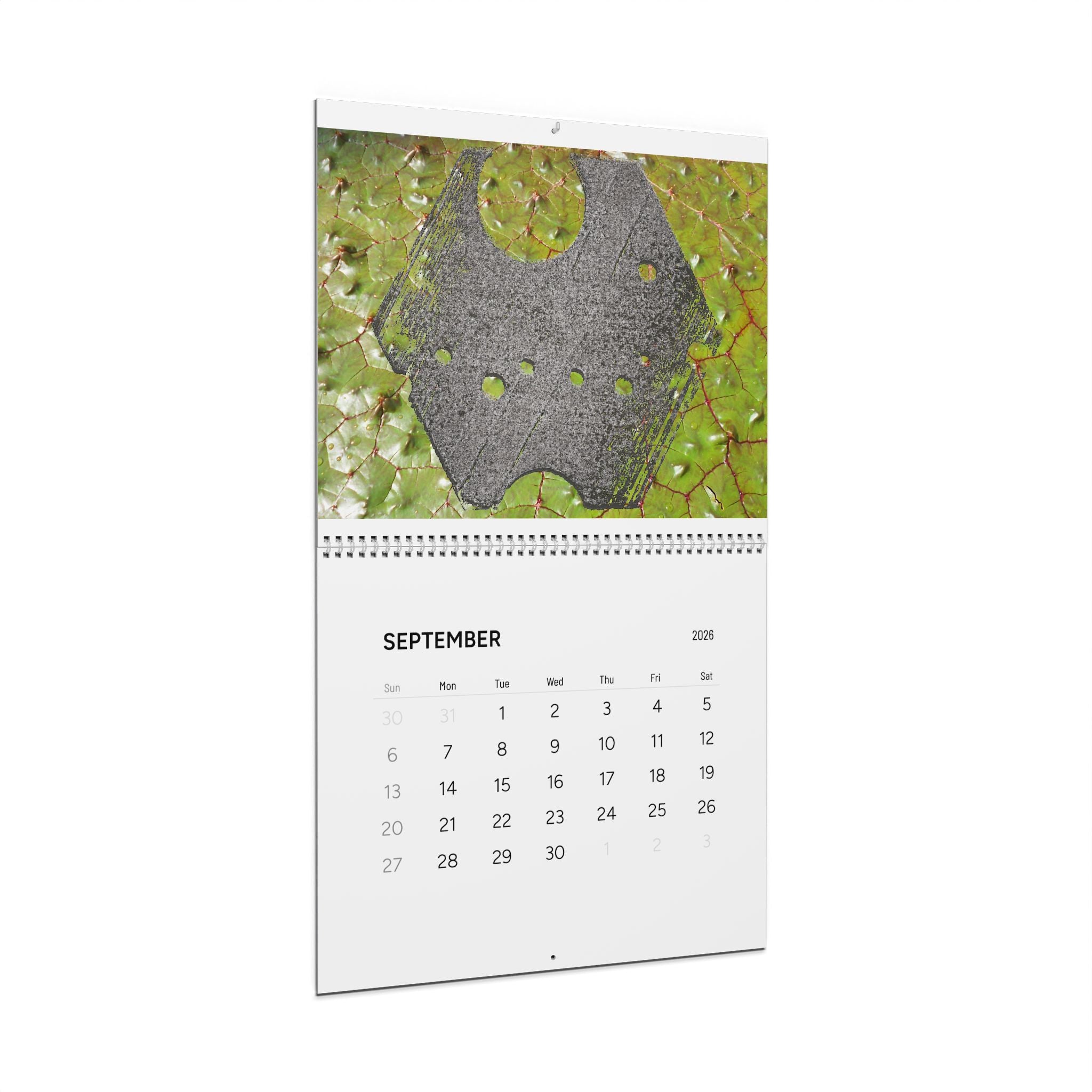 Abstract Geometric Photo Wall Calendar 2026 | Monthly Art Calendar