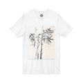 Bamboo Sumi-E V-Neck Tee — Minimal Zen Bamboo Shirt