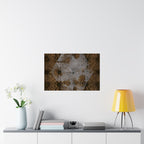 Matte horizontale poster — Kunstprint van een gotisch plafond 