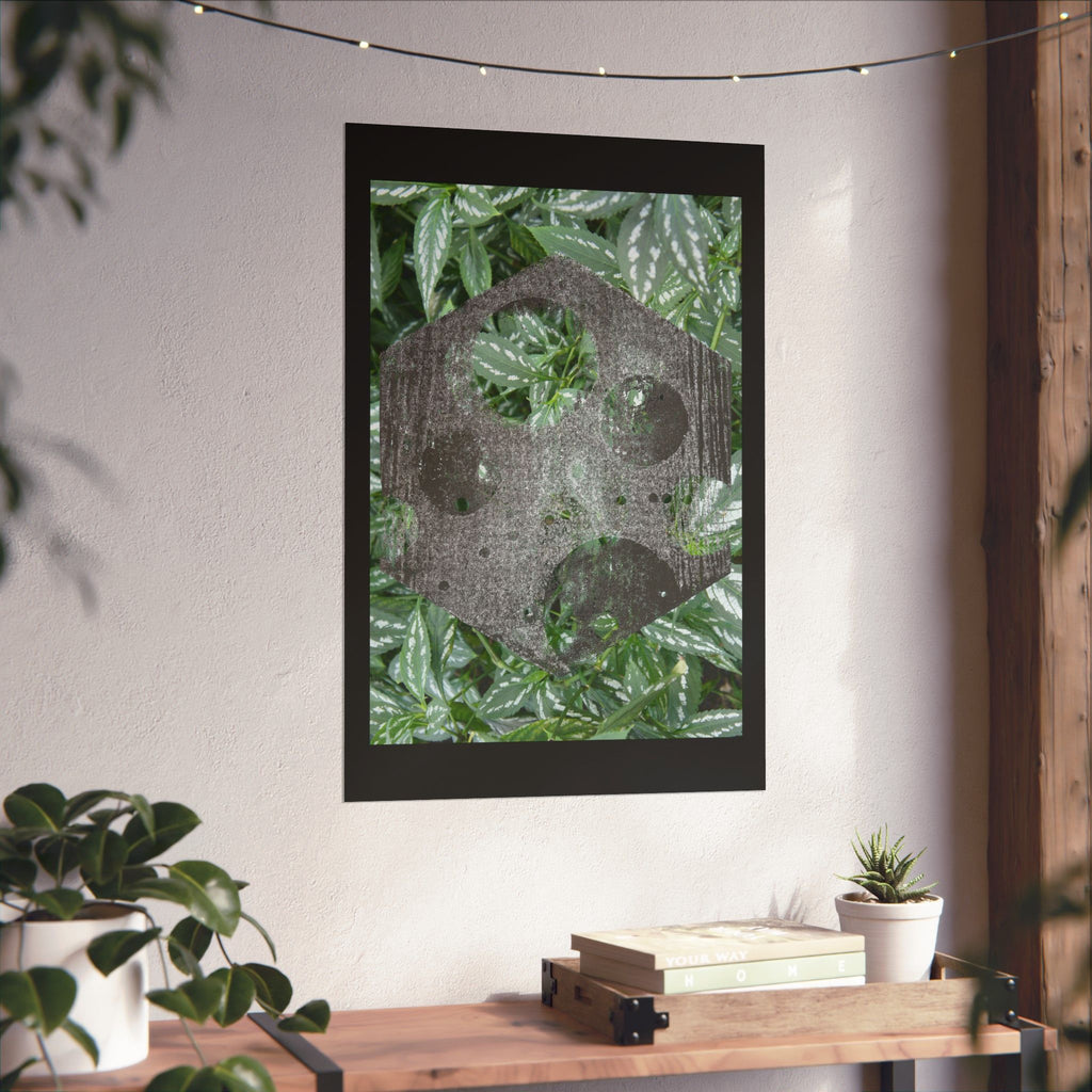Botanical Moon Poster — Matte Vertical Art Print