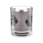 Abstract Geode Glass Mug – Purple Bubble Crystal Design, 10oz