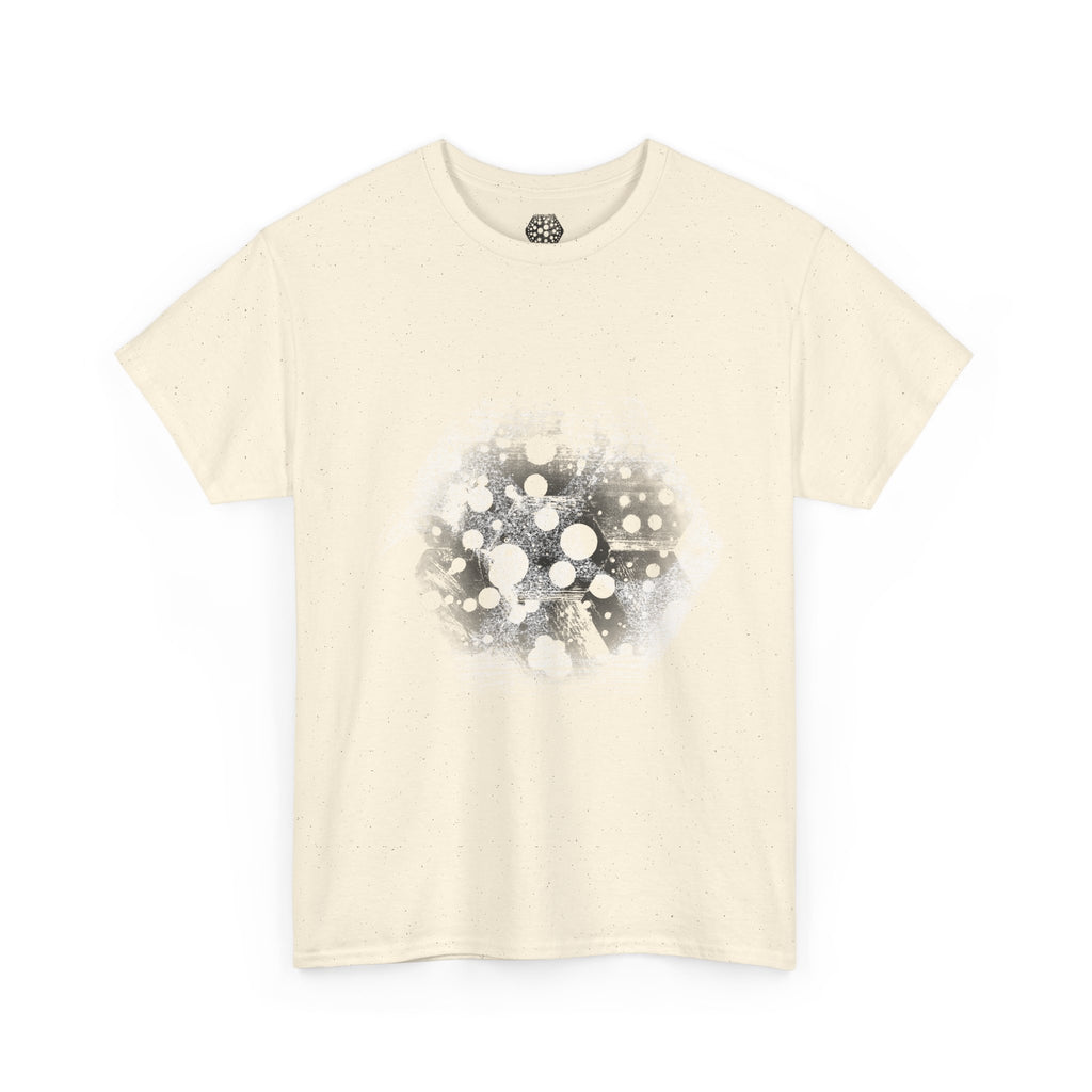 Hex Moon Graphic Tee Design Hex25 — Distressed Space Cheese Vintage Astronomy T-Shirt