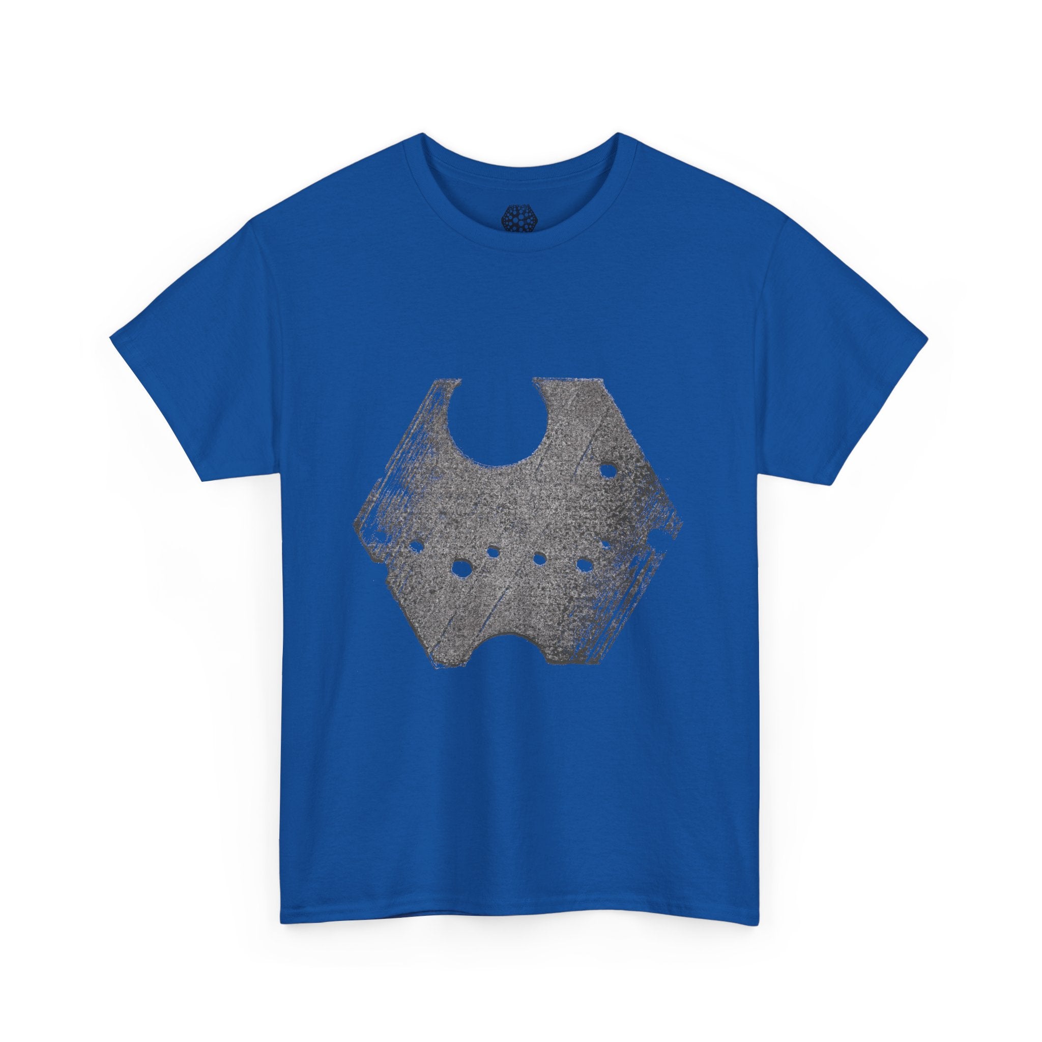 Hexagon Circles Graphic Tee — Digital Manual Print Art