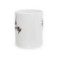 Bamboo Ink Ceramic Mug — Minimalist Asian Brush Painting Coffee Cup (11oz/15oz)