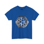 Hex Moon Graphic Tee Design Hex17 — Distressed Space Cheese Vintage Astronomy T-Shirt