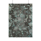 Abstract Geometric Hex Pattern Poster