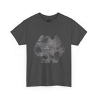 Hex Moon Graphic Tee Design Hex23 — Distressed Space Cheese Vintage Astronomy T-Shirt