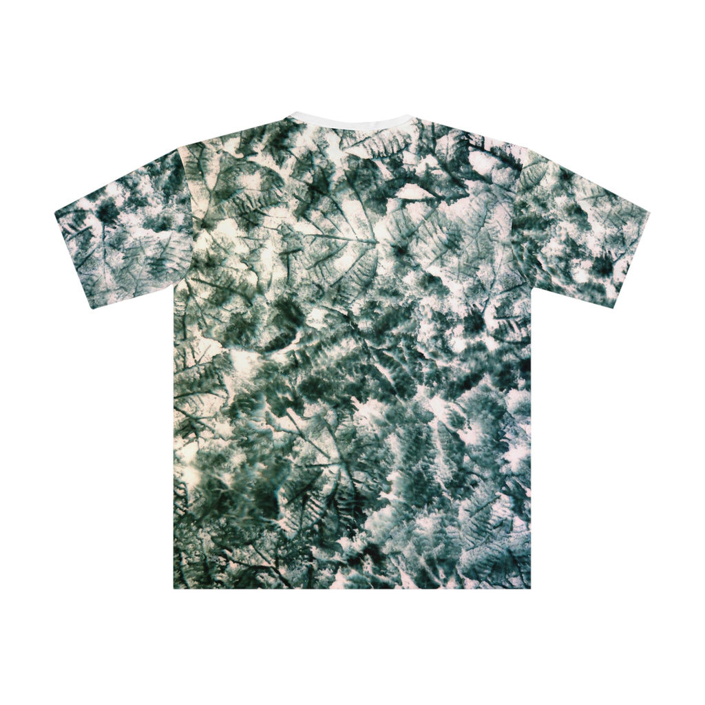 Forest Fern All-Over Print T-Shirt — Green Leaf Pattern, Nature-Inspired Casual Tee