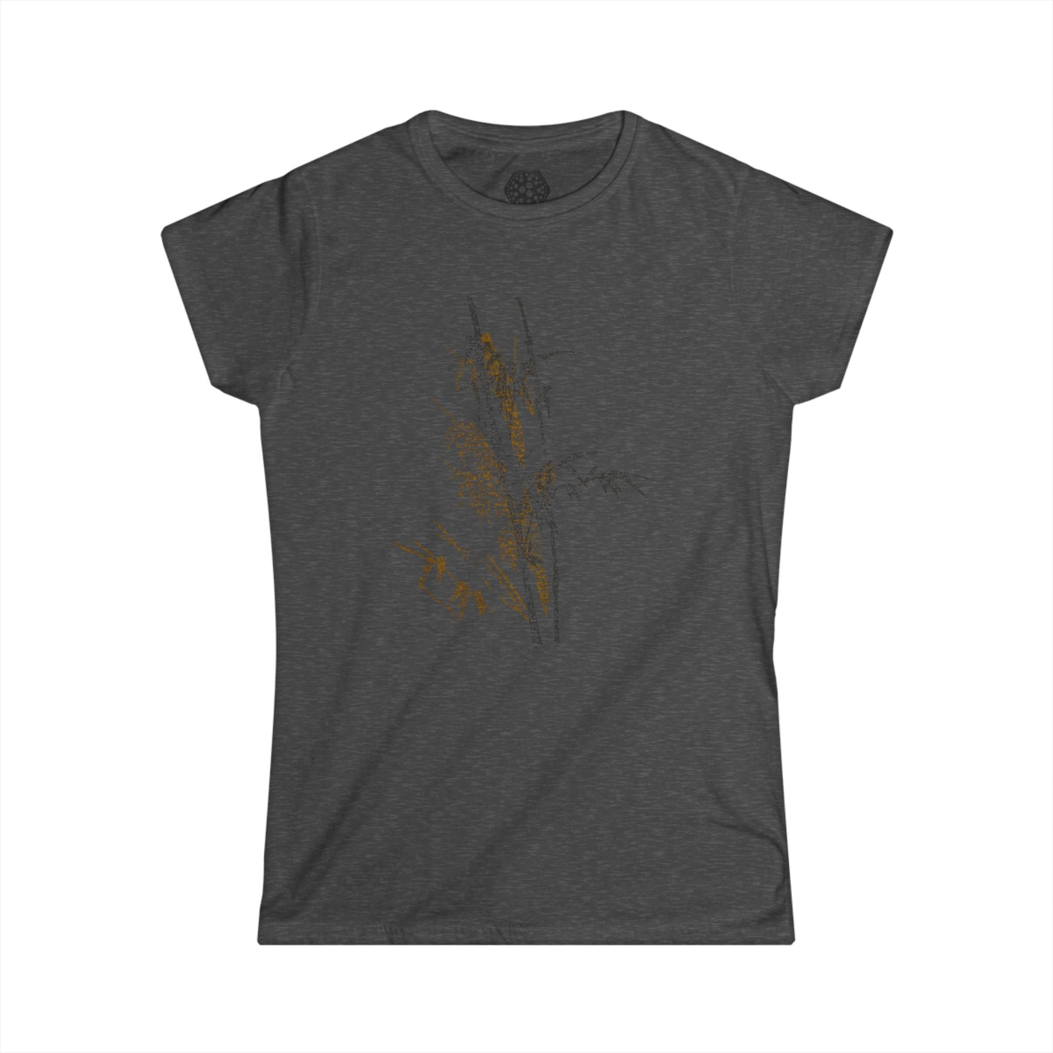 Floral Meadow Tee — Delicate Dried Grasses Women's T‑Shirt