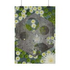 Abstracte bloemenposter — Botanische abstracte kunstprint (verticaal) 