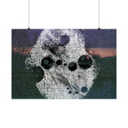 Abstract Cosmic Matte Poster — Surreal Moon Phases Wall Art