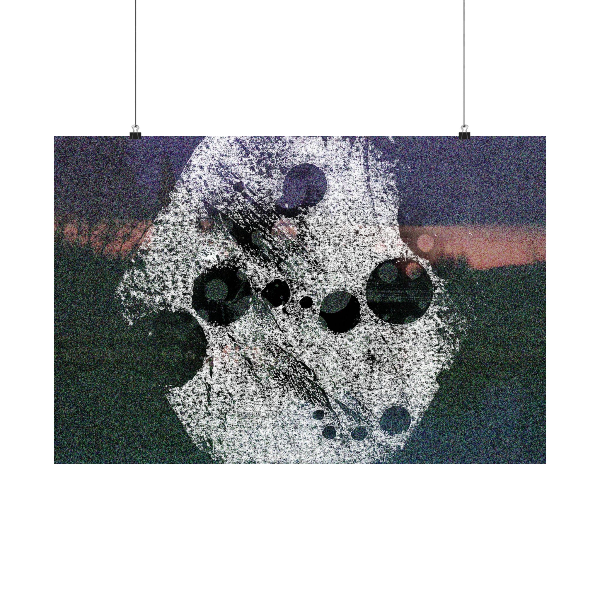 Abstract Cosmic Matte Poster — Surreal Moon Phases Wall Art