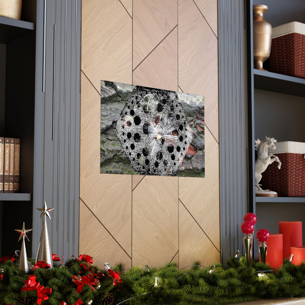 Dandelion Seed Macro Poster — Matte Horizontal Nature Wall Art