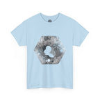 Hex Moon Graphic Tee Design Hex18 — Distressed Space Cheese Vintage Astronomy T-Shirt