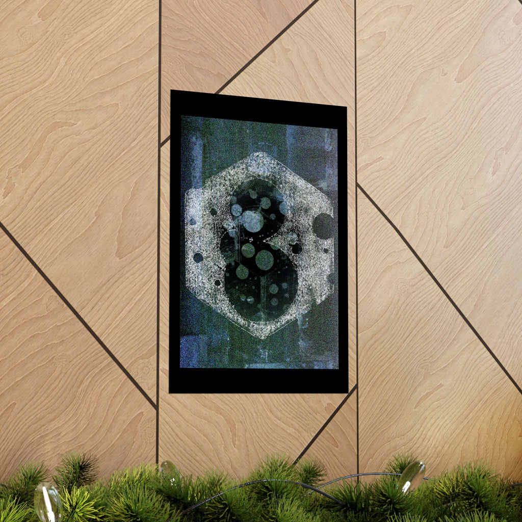 Abstract Geometric Poster — Matte Vertical Art Print