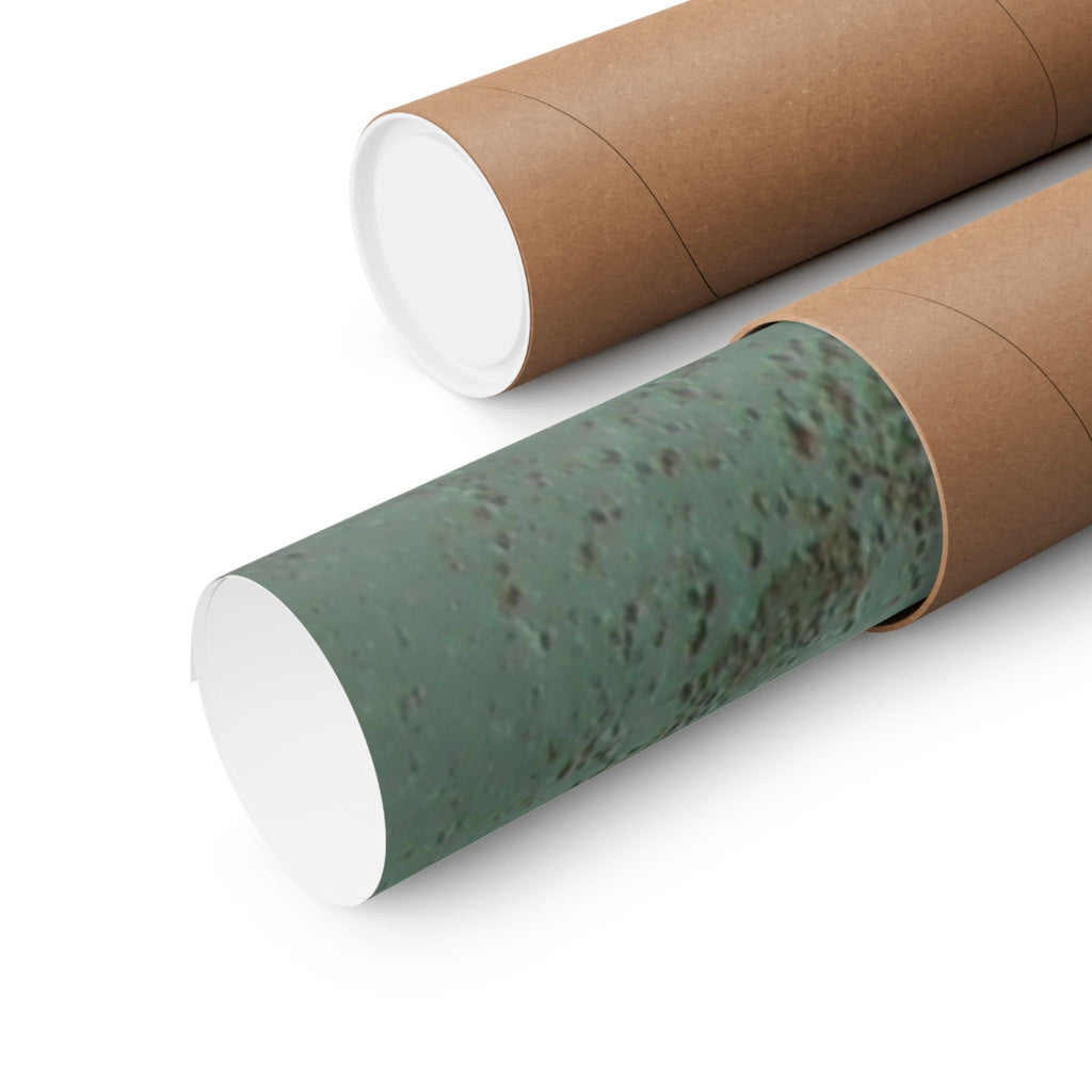 Abstract Green Patina Texture Poster | Matte Horizontal Poster