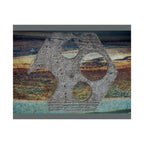 Abstract Rusted Metal Texture Matte Horizontal Poster | Industrial Wall Art