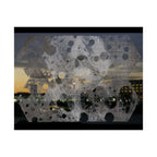 Abstract Urban Nightscape Poster — Matte Horizontal Art Print